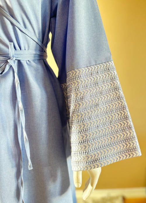 Noor Abaya Blue