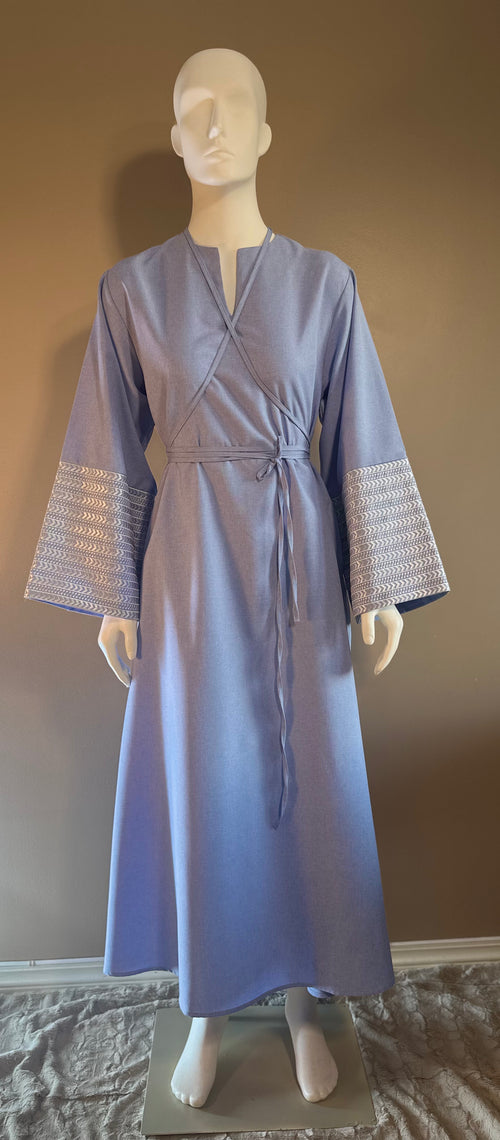 Noor Abaya Blue